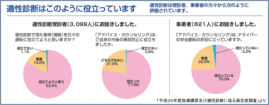 適性診断の評価のグラフ