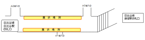 第二会場 周辺見取り図