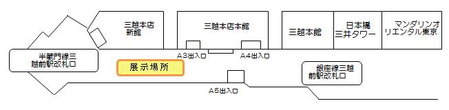 会場周辺の見取り図