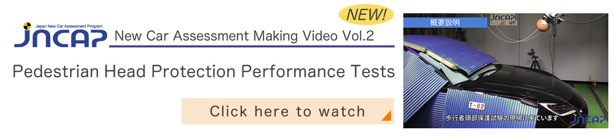 New Car Assessment Making Video Vol.2 Pedestrian Herd Protection Performance Tests